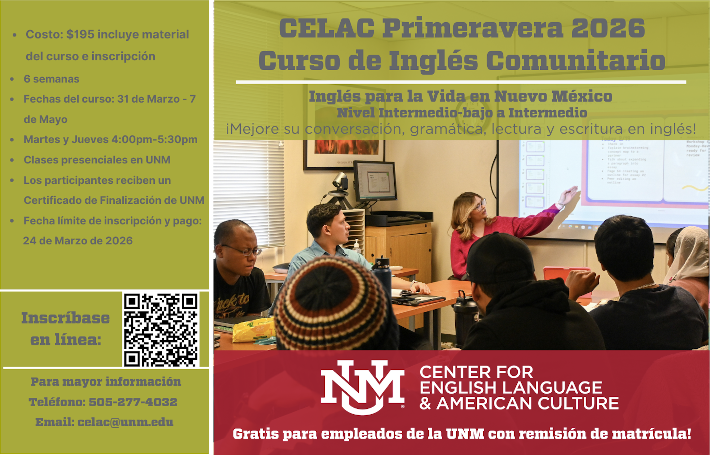CELAC CC spring session 2 Spanish 